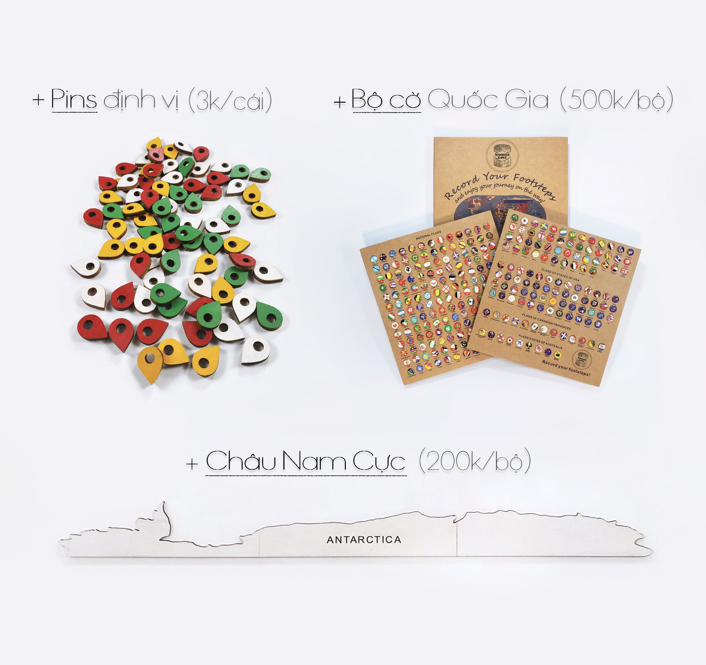 Phụ kiện trang trí Wooden Core Phụ kiện trang trí Wooden Core
